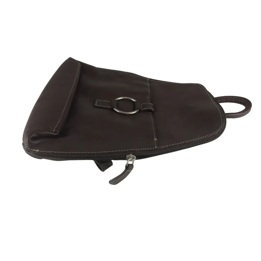 Wilsons Leather Pelle Studio Backpack Womens‎ Brown Inner Pocket Size Medium